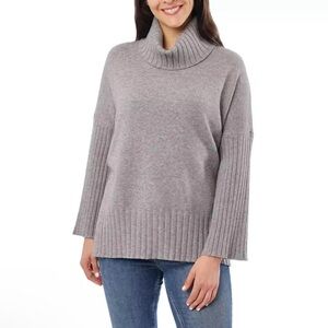 Cyrus Women’s Cowl Neck Sweater Med Heater Gray Size XL